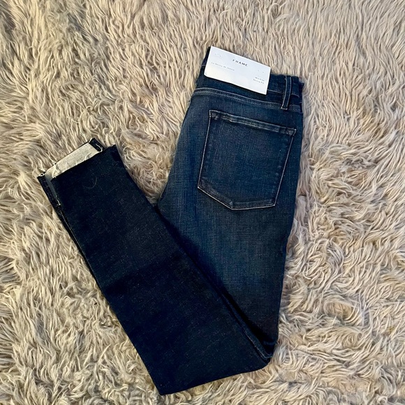 NWT Frame Dark Denim Le Skinny de Jeanne (30) - Picture 2 of 8